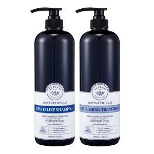 닥터시드 슈퍼시드밤 샴푸, 1000ml, 1개 + 트리트먼트 미드나잇로즈, 1000ml, 1개