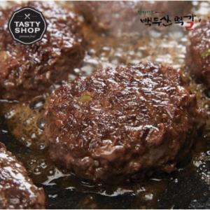 [담양백두산떡갈비]수제한우떡갈비 800g(100g 총8개/3~4인분)