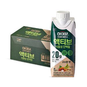 후디스 하이뮨 프로틴 액티브 식물성단백질, 250ml, 18개