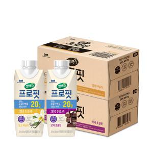 셀렉스 프로핏 밀크 바닐라, 250ml, 18개입, 1개 + 모카 초콜릿, 250ml, 18개입, 1개