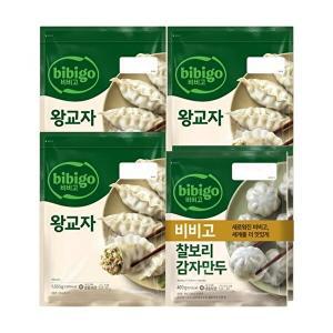 [CJ제일제당]비비고 왕교자 1.05kg x3봉 + 찰보리감자만두 400g x2봉