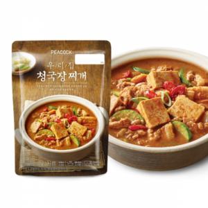 [피코크] 우리집 청국장찌개 500g X 5봉