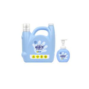 세균아꼼짝마 핸드워시 레몬향, 3.5L, 1개 + 공병 레몬, 250ml, 1개