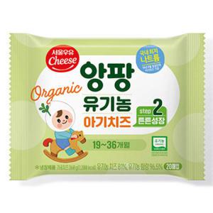 서울우유 앙팡 유기농 아기치즈2단계 360g x 5팩 (총100매)