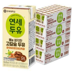 연세두유 연세 뼈를 생각한 고칼슘두유 호두&아몬드 180ml x 96팩