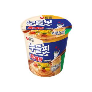 농심 누들핏 육개장사발면맛, 35.5g, 8개입, 1개