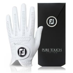 풋조이 PURE TOUCH 천연가죽 라운딩전용 남성 골프장갑