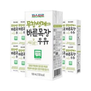 무항생제인증 파스퇴르 바른목장 우유 190ml 24입HK