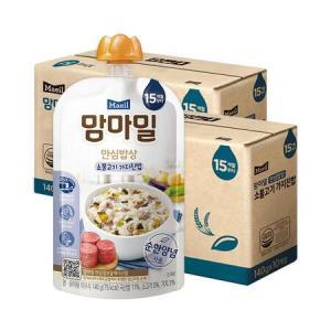 맘마밀 안심밥상 전복모듬채소 140g 20팩