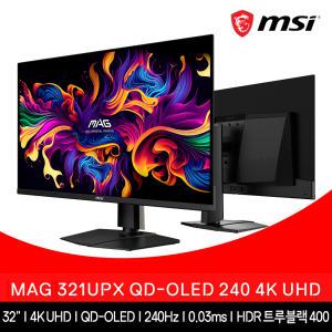 MSI 32인치 4K 240Hz HDR400 멀티스탠드 MAG321UPX QD-OLED