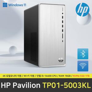 HP 파빌리온 PC TP01-5003KL 컴퓨터 / 윈도우 11 설치 / RAM 16GB / NVMe SSD 1TB