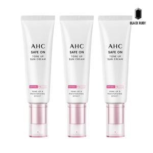 AHC 세이프온 톤업 선크림 SPF50+ PA++++, 50ml x3