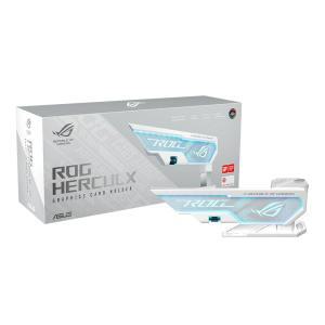 에이수스 ROG Herculx Graphics 카드 Holder 화이트 Edition (Tool-Free Design Included Spirit Level Sol