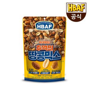 [HBAF] 바프 추억의 땅콩 믹스 120g X 6봉 세트