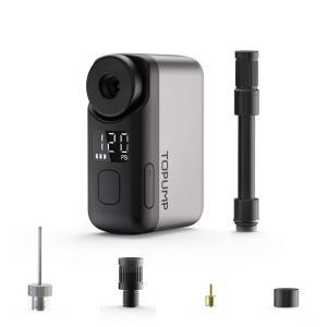 TOPUMP TB2 PRO 미니 소형 호환 휴대용 전기 펌프 자전거 무선 타이어 팽창기 120PSI 최대 450mAh 배터리