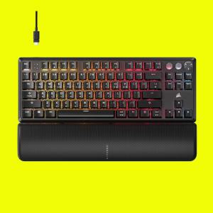 커세어 K70 PRO TKL MGX 래피드트리거 마그네틱축 게이밍 기계식 키보드 블랙