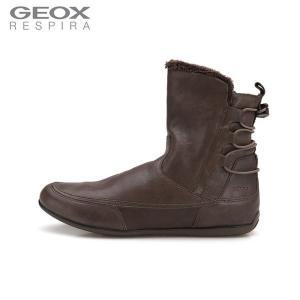 [제옥스](강남점)[GEOX]제옥스 여성 19FW 데일리 퍼 앵클부츠 뉴 모에나 W1B460A9W31 브라운