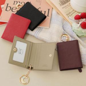 디랩  탄생석키링증정  Dainty half wallet-4color