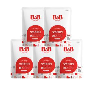 비앤비 젖병세정제 액상형 리필형 500ml x5개