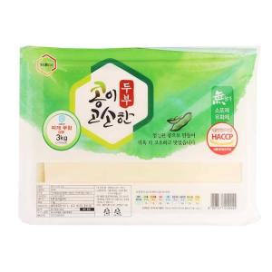 콩이고소한두부(찌개부침겸용) 3KG/푸름원