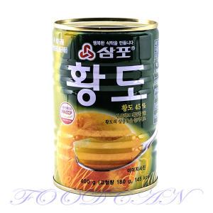 삼포 황도 슬라이스 400g 복숭아 통조림