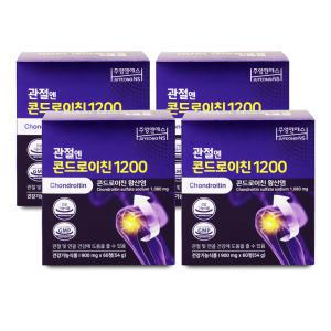 관절엔 콘드로이친 1200 900mg x 60정 4통 I