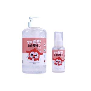 드림에프에스 알루 순한 손소독제, 휴대용 어린이 소독제, 500ml+50ml 세트, 1개