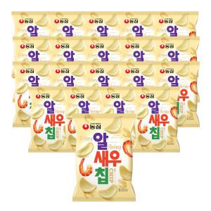 농심 알새우칩, 68g, 20개