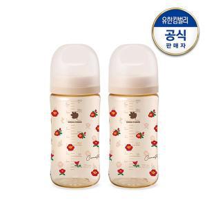 [그린핑거] 베베그로우 PPSU 동백 디자인트윈팩 280ml(노꼭지)