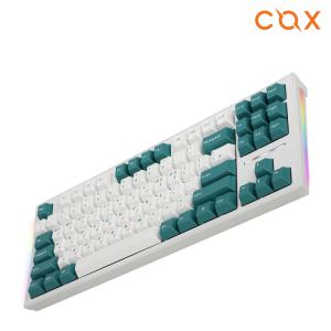 [포토리뷰이벤트] COX 콕스 CK01 TKL PBT SL 저소음 기계식 게이밍 키보드 텐키리스 (백축)