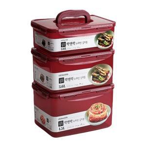 [기타]락앤락 김치통 김치냉장고통 김장철 밀폐용기 김치 냉장고 보관용기 통 2개 2.6L-5.5L