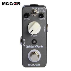 Mooer ShimVerb 디지털 리버브 기타 이펙트 페달 미니 일렉트릭 트루 바이패스 부품 3 모드