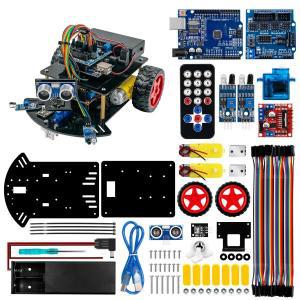 아두이노용 DIY 자동차 키트 2WD 로봇 IR 제어 초음파 모듈 우수한 학습