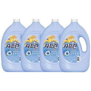 샤프란 아로마 섬유유연제 프레쉬 아로마 용기, 3.1L, 4개