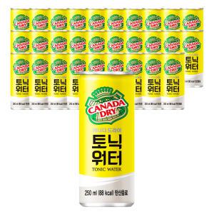 캐나다드라이 토닉워터, 250ml, 30개