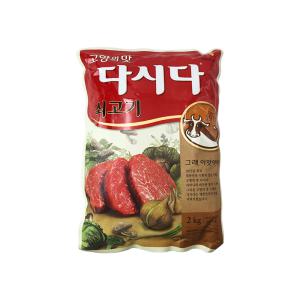 CJ 백설 쇠고기다시다 2kg 1박스(6봉)