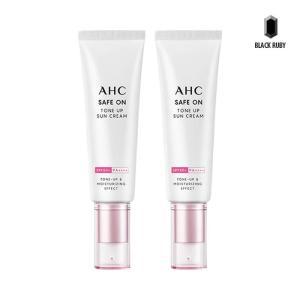 AHC 세이프온 톤업 선크림 SPF50+ PA++++, 50ml x2_