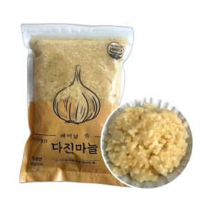 HACCP 인증 꼭지제거 다진마늘 국산 창녕 간마늘 1kg