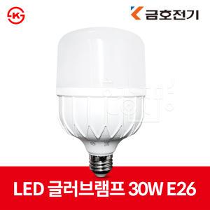 금호전기 번개표 엘바 LED 글러브램프 30W E26