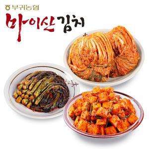 [마이산김치][한국농협김치] 전북 대표김치 마이산김치 3종7호(포기김치3kg+갓김치1kg+깍두기1kg)