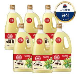 해표 콩기름 1.8L x6병