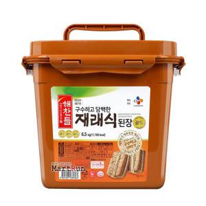 CJ 해찬들 재래식 된장 골드 6.5kg 대용량