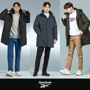 [REEBOK] NEW  6LAYER 후드 롱패딩 남성 3종 택1 B_