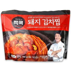 [신세계몰]코스트코 빽쿡 백종원의 국내산 돼지 김치찜 2.6kg(650g x 4입) 8인분