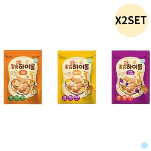 아이배냇 아기 떡뻥 꼬마 칼슘하이롤 혼합세트 X2