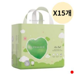 엘프레리 아기 팬티 기저귀 특대 (XL) 30p X 15