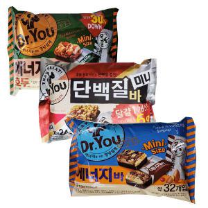 오리온 닥터유 에너지바+단백질바+에너지바호두 / 330g x 3개