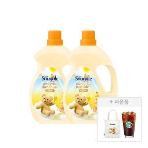 스너글 초고농축 섬유유연제 햇빛건조 허거블선샤인, 4L, 2개 + 증정(스너곰 에코백, 1개)