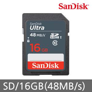 [샌디스크] 정품 Ultra SDHC Class10 16GB SD카드