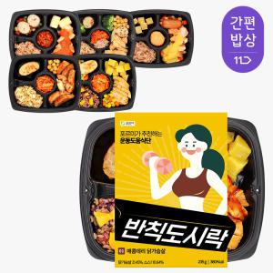 포르미 반칙도시락 6종6팩 닭가슴살 단백질 세트 건강 운동 식단 직장인 냉동 도시락